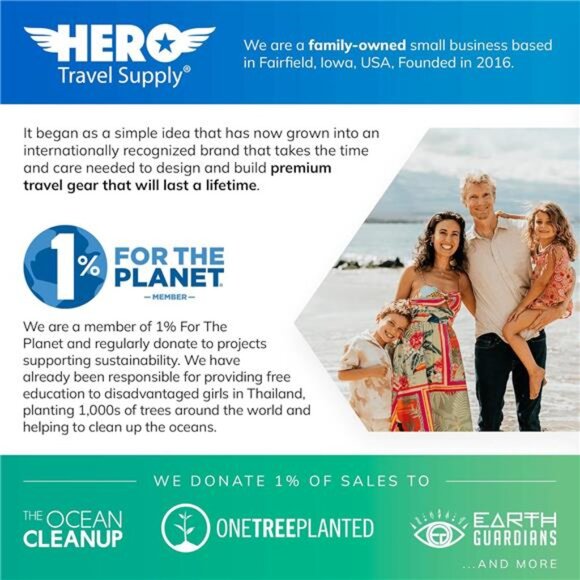 HERO Neck Wallet – RFID Blocking Passport Holder – Easy to Conceal Travel Pouch - Picture 5 of 7